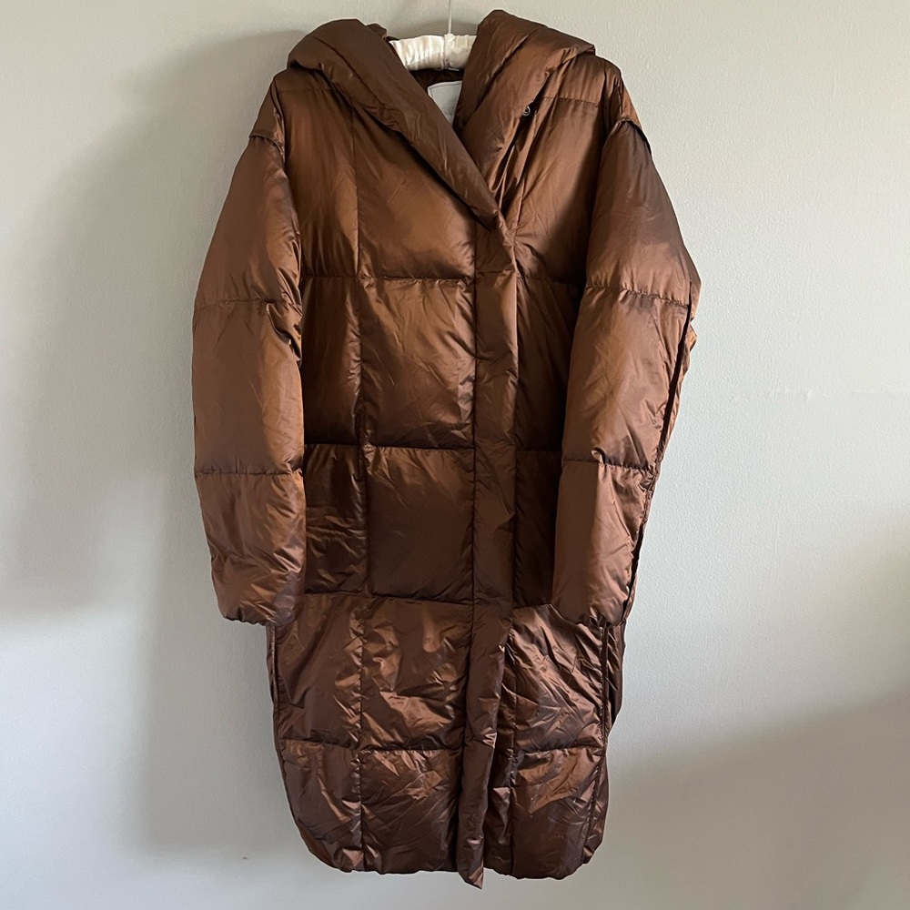 Sosken Studios Bronze Janis Down Puffer Coat